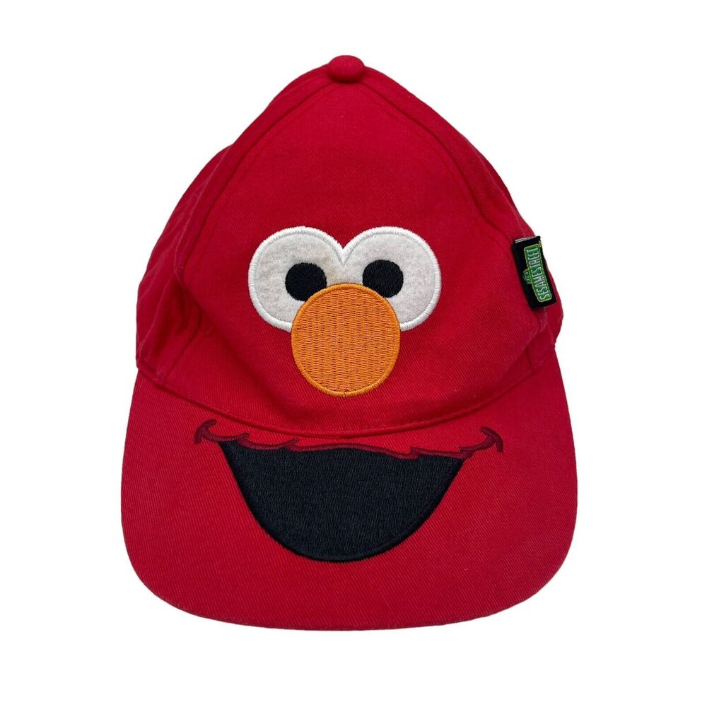 Elmo Hat Cap Sesame Street Brand Youth Size Strapback